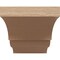 Ekena Millwork 12"W x 24"D x 12"H Wide Asheboro Rough Cedar Woodgrain TimberThane Corbel, Primed Tan CORUR12X24X12ASHRCPR - alternate 5